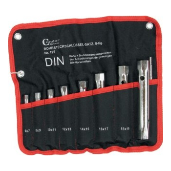 M125 - Klucze rurowe 6-22 mm, 8 sztuk