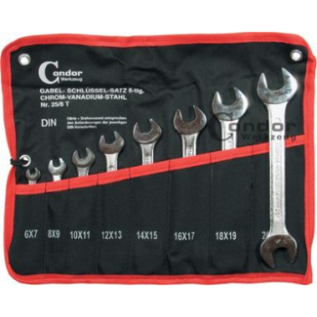 M25/12T - Klucze płaskie 6-32 mm, 12 sztuk