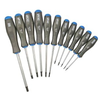 M37845 - Wkrętaki Torx T8 - T40 z otworem, 11 sztuk