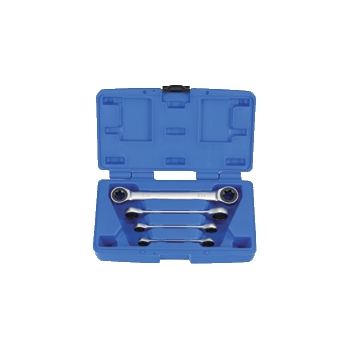 M4065 - Klucze oczkowe z grzechotką E6-E24 4 sztuki