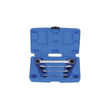 M4075 - Klucze oczkowe z grzechotką 10-19 mm 4 sztuki