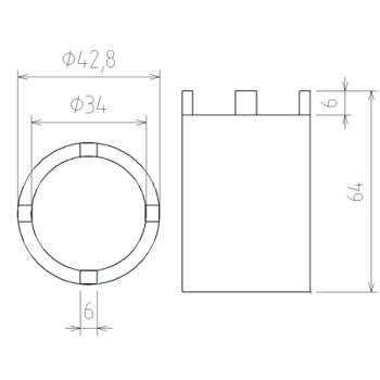 B.67220 / M367220 - Nasadki do mechanizmu różnicowego /  klucze piasty koła Mercedes Benz