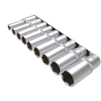 B.2223 / M32223 - Nasadki długie 10-24 mm, 1/2", 9 szt.