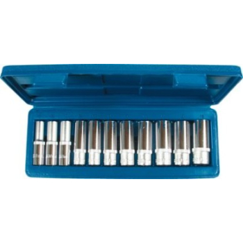 M1009/38 - Nasadki długie 8-19 mm, 3/8", 11 szt.