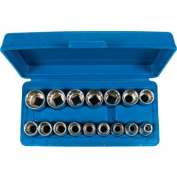 M1016/12K - Nasadki 8-24 mm, 1/2", 16 szt. 12 kątne