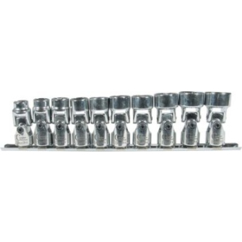 M198 - Nasadki przegubowe 10-19 mm, 3/8", 10 szt.