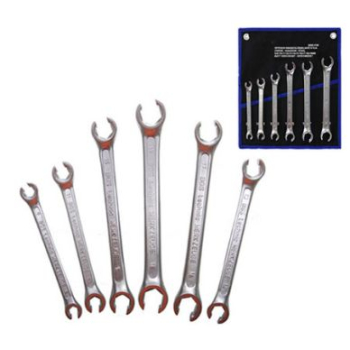 M31745 - Klucze oczkowe otwarte 8-19 mm, 6 sztuk