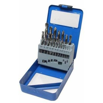 M32010 - Wiertła HSS, 1-10 mm, 19 sztuk