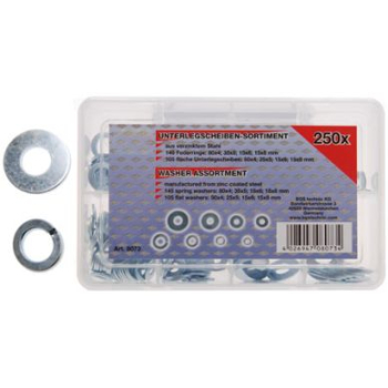 M38073 - Podkładki stalowe 250 sztuk