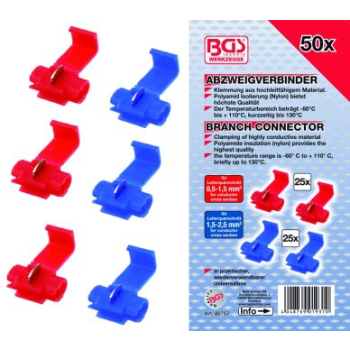 M380757 - Ściski sprężynowe, 50 sztuk