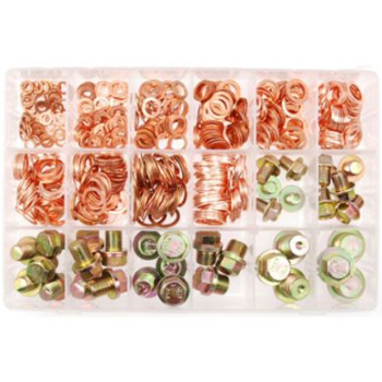 B.8118 / M38118 - Podkładki i korki do spustu oleju, 534 sztuk