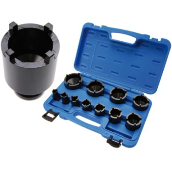 B.8265 / M38265 - Nasadki do nakrętek rowkowych, 22-75 mm, 11 szt.