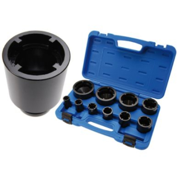 B.8266 / M38266 - Nasadki do nakrętek rowkowych, 10 sztuk, 26-88 mm