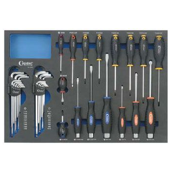 WC.7250 / MC7250 => ZAMIENNIK -> WC.7250A - Wkład wózka narzędziowego - wkrętaki