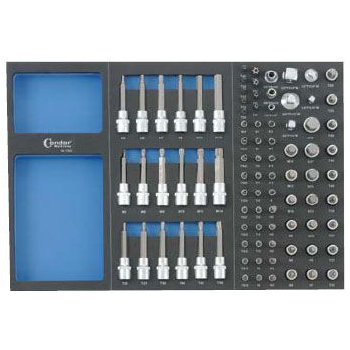 WC.7200/ MC7200 - Wkład wózka narzędziowego - nasadki i bity