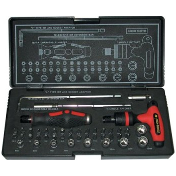 M2044 - Zestaw bitów i nasadek 44 sztuki