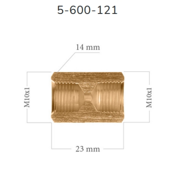 LWP121 - Łącznik przewodów hamulcowych M10 X 1