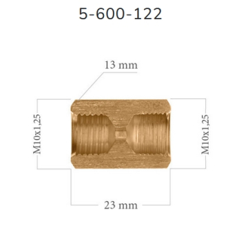 LWP122 - Łącznik M10 x 1.25