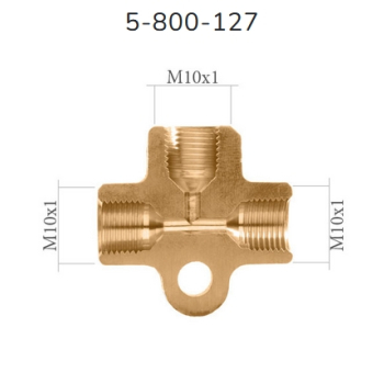 LWP127 - Trójnik M10x1 stożek