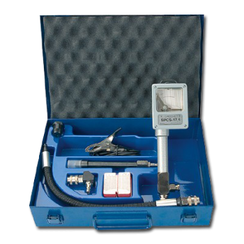 91700000 - Benzyna - Próbnik / miernik ciśnienia sprężania - SPCS-17,5 SK - z zapisem pomiaru i połączeniami na szybkozłącza