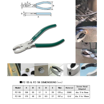 PZ-55 - Szczypce do obrobionych śrub