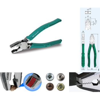 PZ-59 - Szczypce do obrobionych zniszczonych  nakrętek, śrub - ENGINEER NEJI-SAURUS