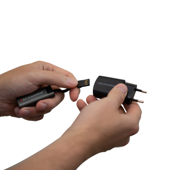 03.5113 - FLASH MICRO R - Ściemniana lampka breloczka ze zintegrowanym kablem USB do ładowania