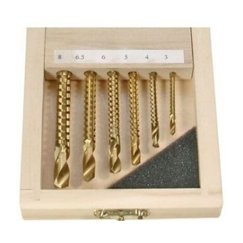 M31996 - Wiertła tytanowane 3 - 8 mm, 6 elementów