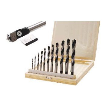 B.50403 / M350403 - Wiertła / frezy do drewna, 13 cz.