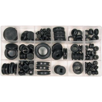 M9020 - Pierścienie gumowe, korki, przelotki 125 sztuk