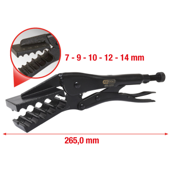 KST450.0351 – Specjalne szczypce zaciskowe, do przewodów - Ø7-14mm