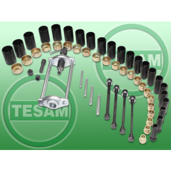 S0000126 - Uniwersalny przyrząd do tulejowania zawieszenia - 57 elementów - hydrauliczny