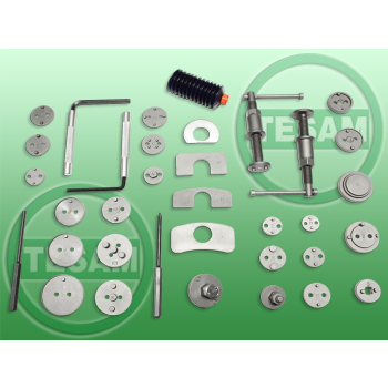 S0000181 - Zestaw do wkręcania tłoczka hamulcowego prawy lewy - 35 sztuk (elementów)