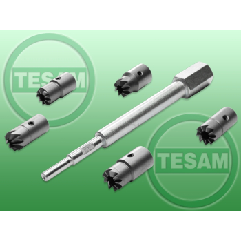 S0000390 - Frezy do gniazd dysz wtryskiwaczy PLUS 5 sztuk