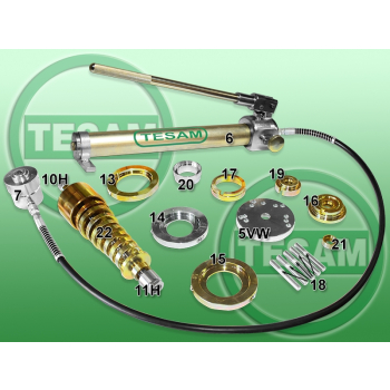 S0000593 - VW, Seat, Skoda - Przyrząd / ściągacz hydrauliczny do wymiany piasty / łożyska koła z ABS, oraz z łożyskami dwurzędowymi