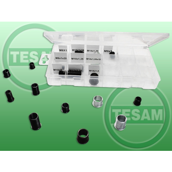S0000736 - Tulejki do naprawy zerwanego gwintu Diesel / Benzyna - zestaw