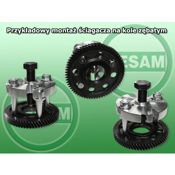 S0001052 - Ściągacz kół zębatych - trzy łapkowy