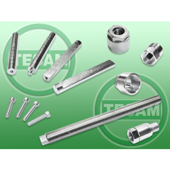 S0001075 - Adaptery ściągacza wtryskiwacza typ wzmocniony i stempel ściągacza wtryskiwaczy hydrauliczny 2.0 DCI / CDTI