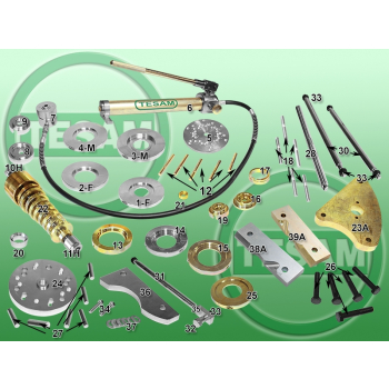 S0001174 - Mercedes, Ford, Mazda, Volvo, Volkswagen / VW - Ściągacz piast i łożysk hydrauliczny