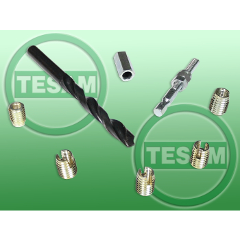 S0001354 - Zestaw do regeneracji gwintu z wkładkami / tulejkami M6 x 1 mm