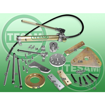 S0001737 - Przyrząd do wymiany piasty koła Mercedes Sprinter, Vito, Viano, Volkswagen Crafter - ściągacz piasty / łożyska z ABS BLIŹNIAK