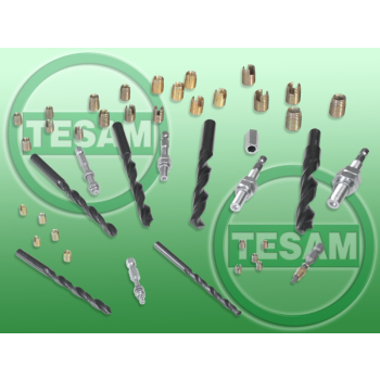 S0001973 - Zestaw do regeneracji gwintu z wkładkami / tulejkami M3 - M10 (Dzięcioł)