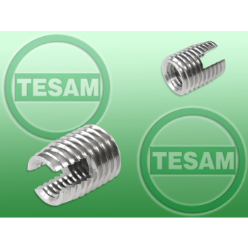 S0002180 - Tulejka do naprawy zerwanego gwintu M8 x 1,25 x 15 mm (stal nierdzewna)