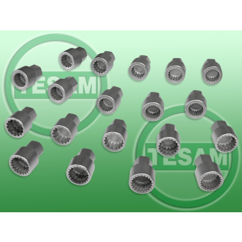 S0002396 - Zestaw 20 nasadek do śrub, zabezpieczeń kół - Audi / Seat / Skoda / Porsche / VW