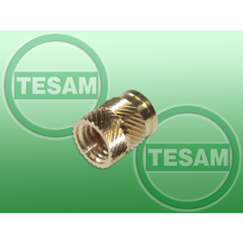 S0002405 - Tulejka, wkładka wtłaczana M8 x 1.25 - plastik, odporna na wibracje