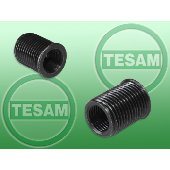 S0002598 - M10 X 1  /  M14 X 1,25 X 18 MM NADWYMIAROWA - Tulejka do naprawy zerwanego gwintu świecy żarowej - pojedyncza