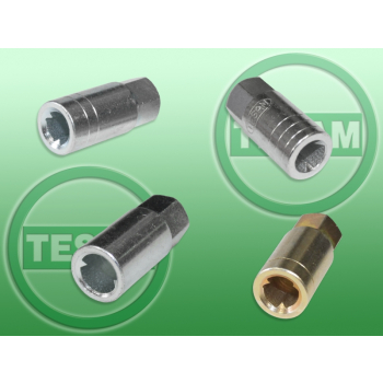 S0002912 - Zestaw czterech kluczy / nasadek do opasek zaciskowych / węży gumowych - Renault Master III / Dacia / Nissan