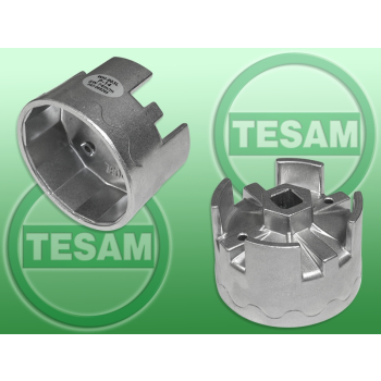 S9999903 - Klucz filtra oleju 74 mm 14 kt. głęboki alu (aluminiowy)