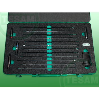 S0000750 - Zestaw MAX do wyciągania urwanego żarnika świecy żarowej M10x1mm, M10x1,25mm, HDI M8x1mm, M9x1, Toyota D4D M10x1,25 mm i inne