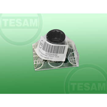 S0000939 - Klucz nasadowy 20mm 10 kt. kuty napęd 1/2